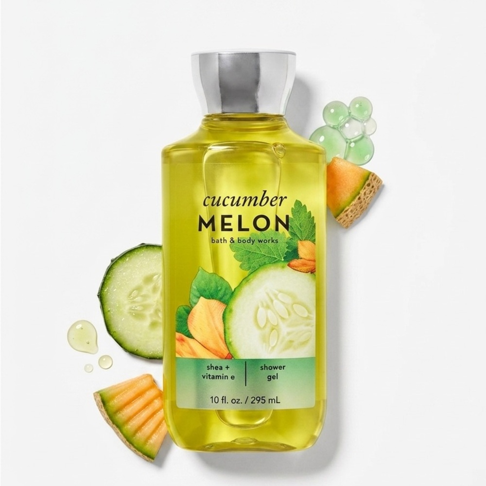 Bath & Body Works Cucumber Melon Shower Gel - Green